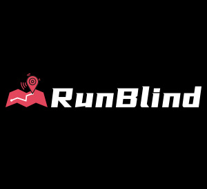 RunBlind logo design